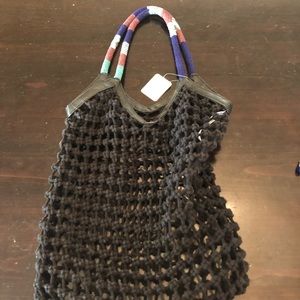 Free People Beaded Net Bag